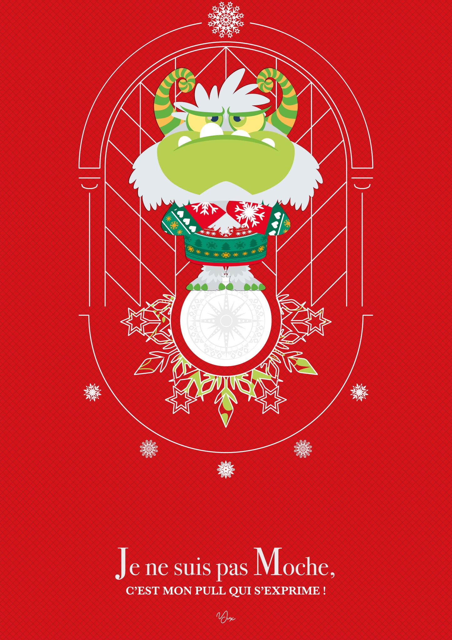 Affiche ❆ Yéti Grinch