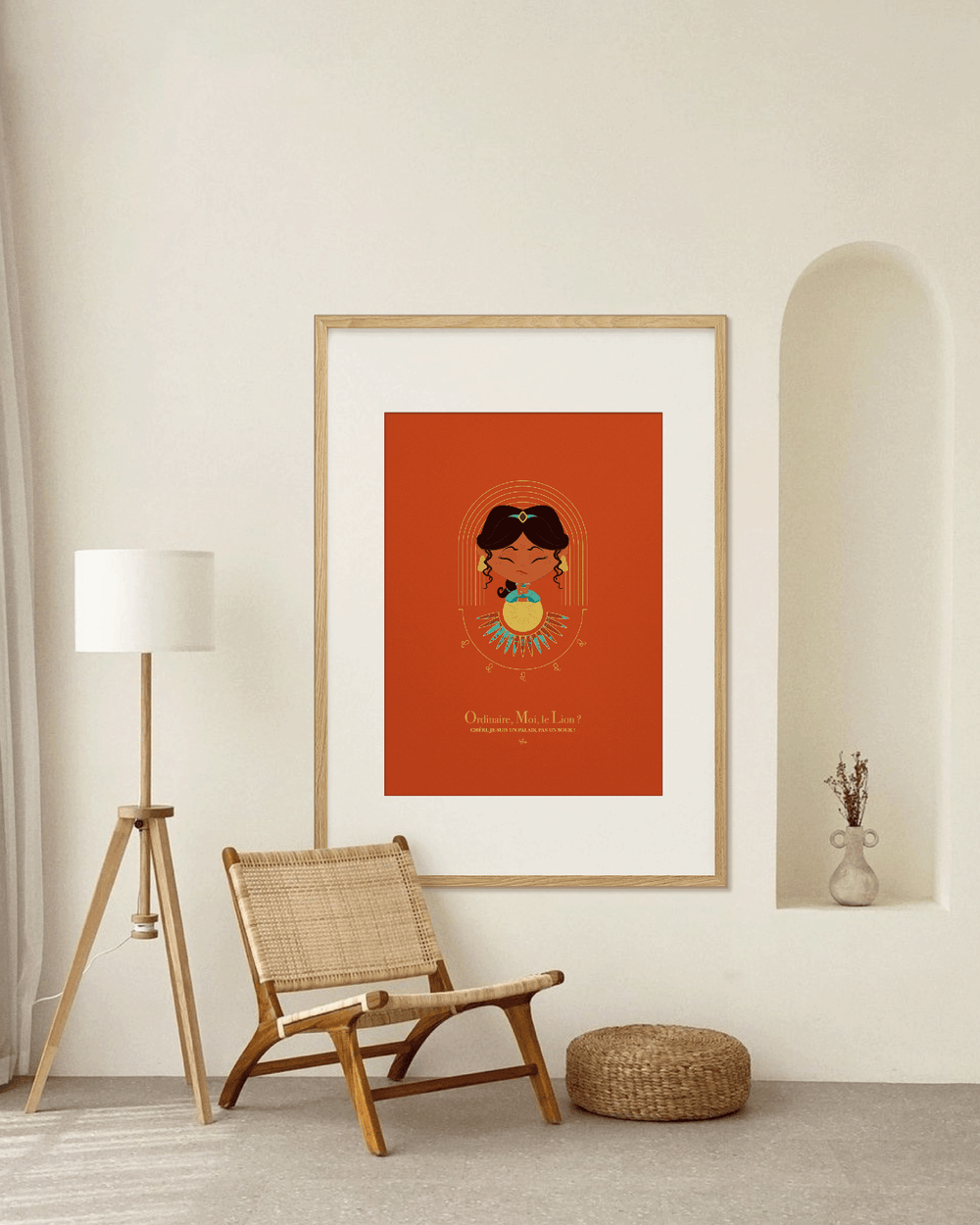 Affiche ❂ Princesse Lion