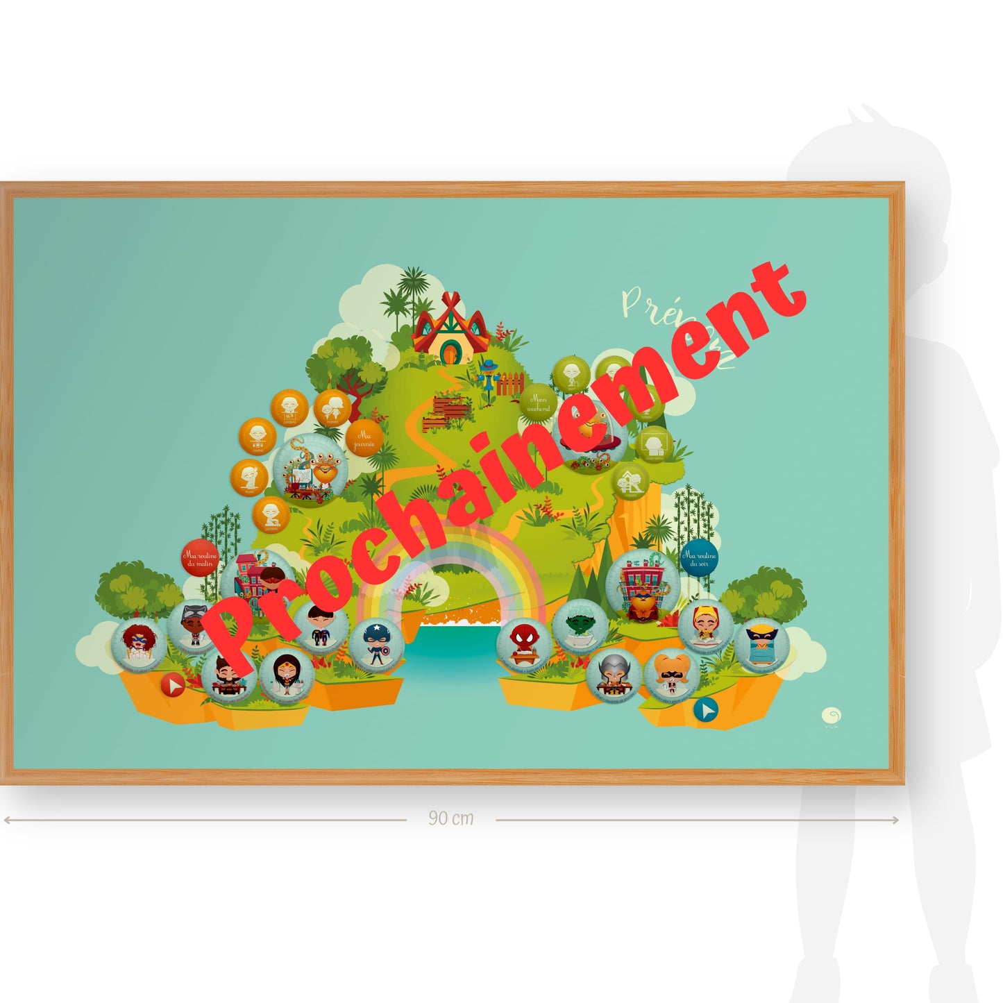 Tonga ➤ Fresque Magnétique pour Chambre d'Enfant
