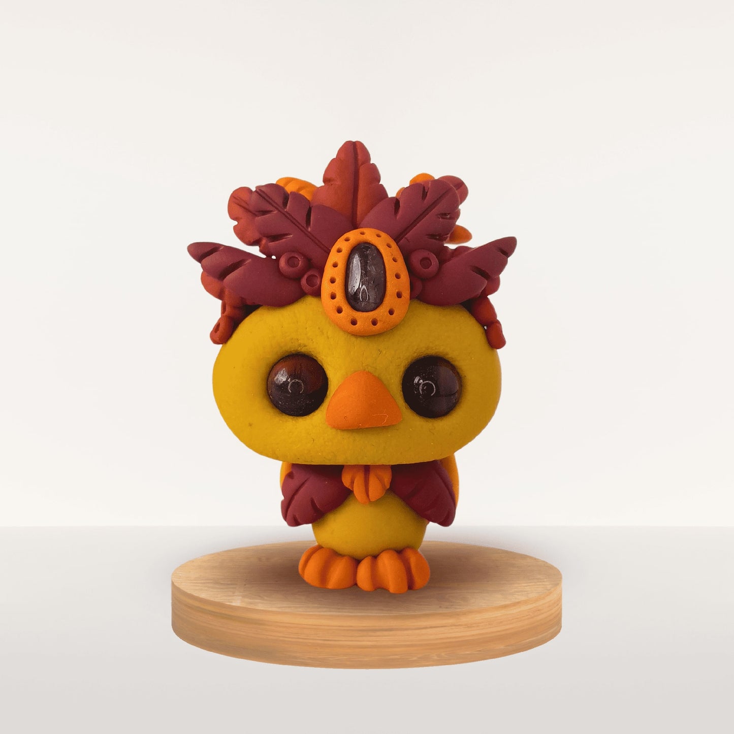 Plume safran – symbole de chaleur, expression et rayonnement