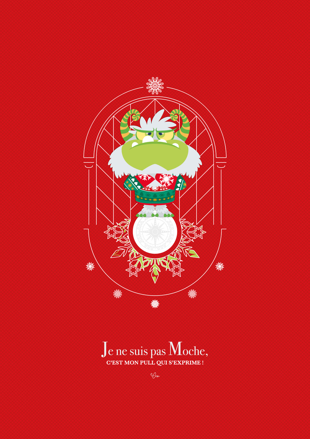 Affiche ❆ Yéti Grinch