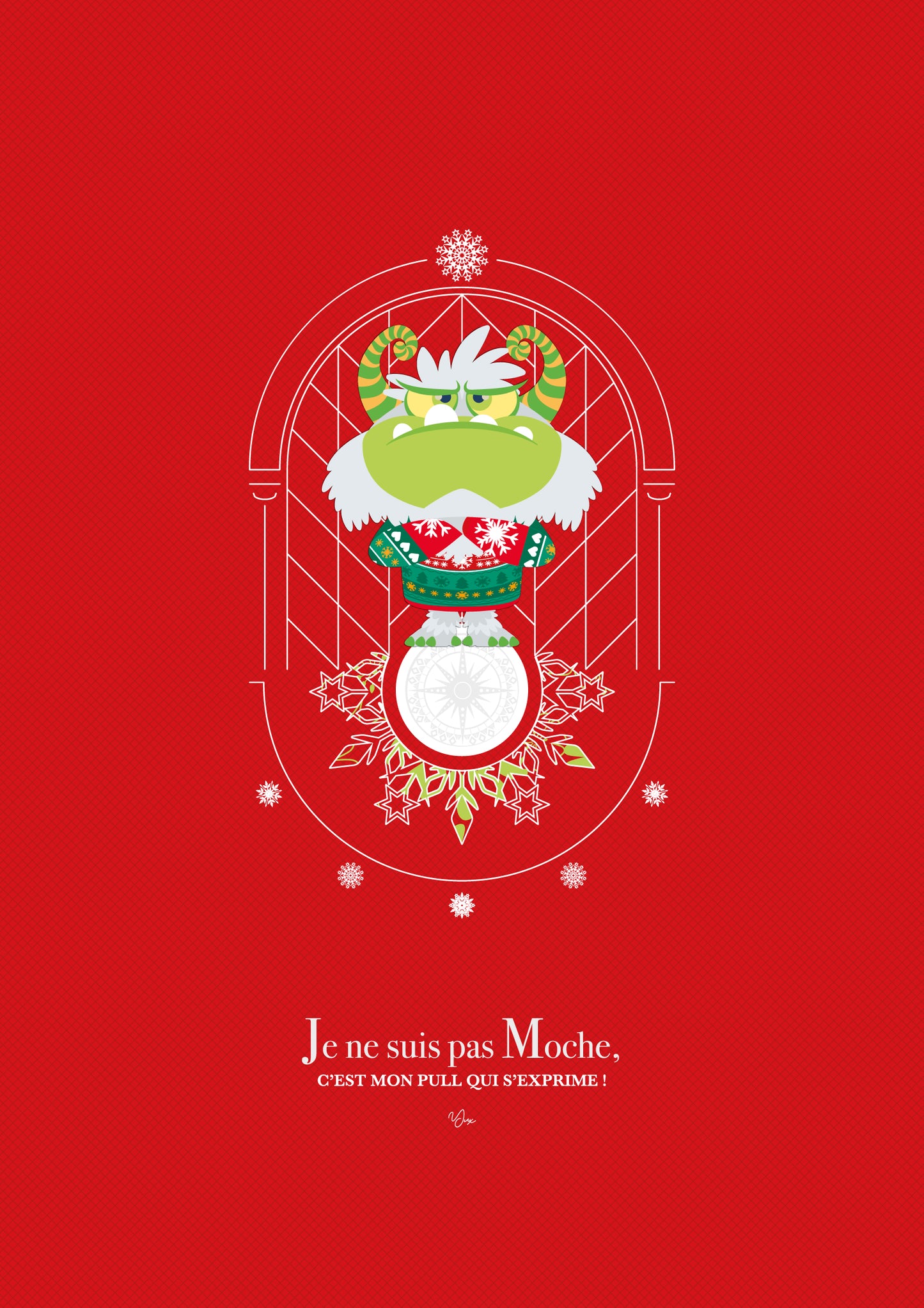 Affiche ❆ Yéti Grinch