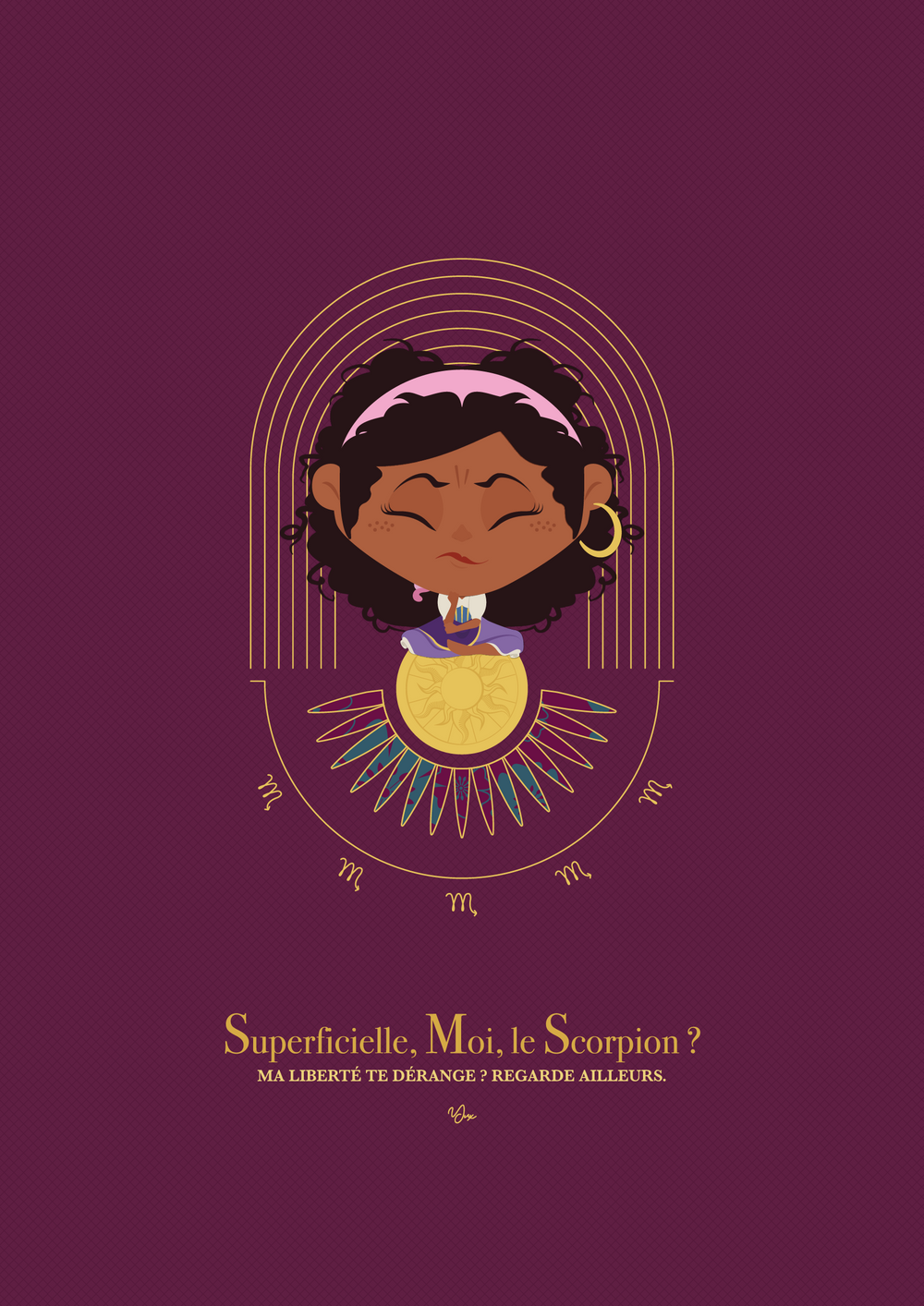 Affiche ❂ Princesse Scorpion