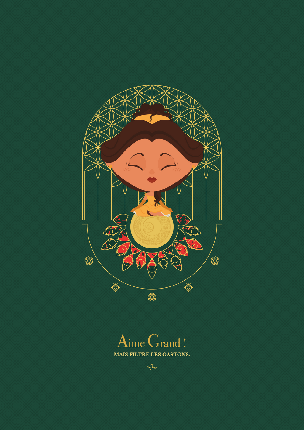 Affiche ☽ Princesse Anahata