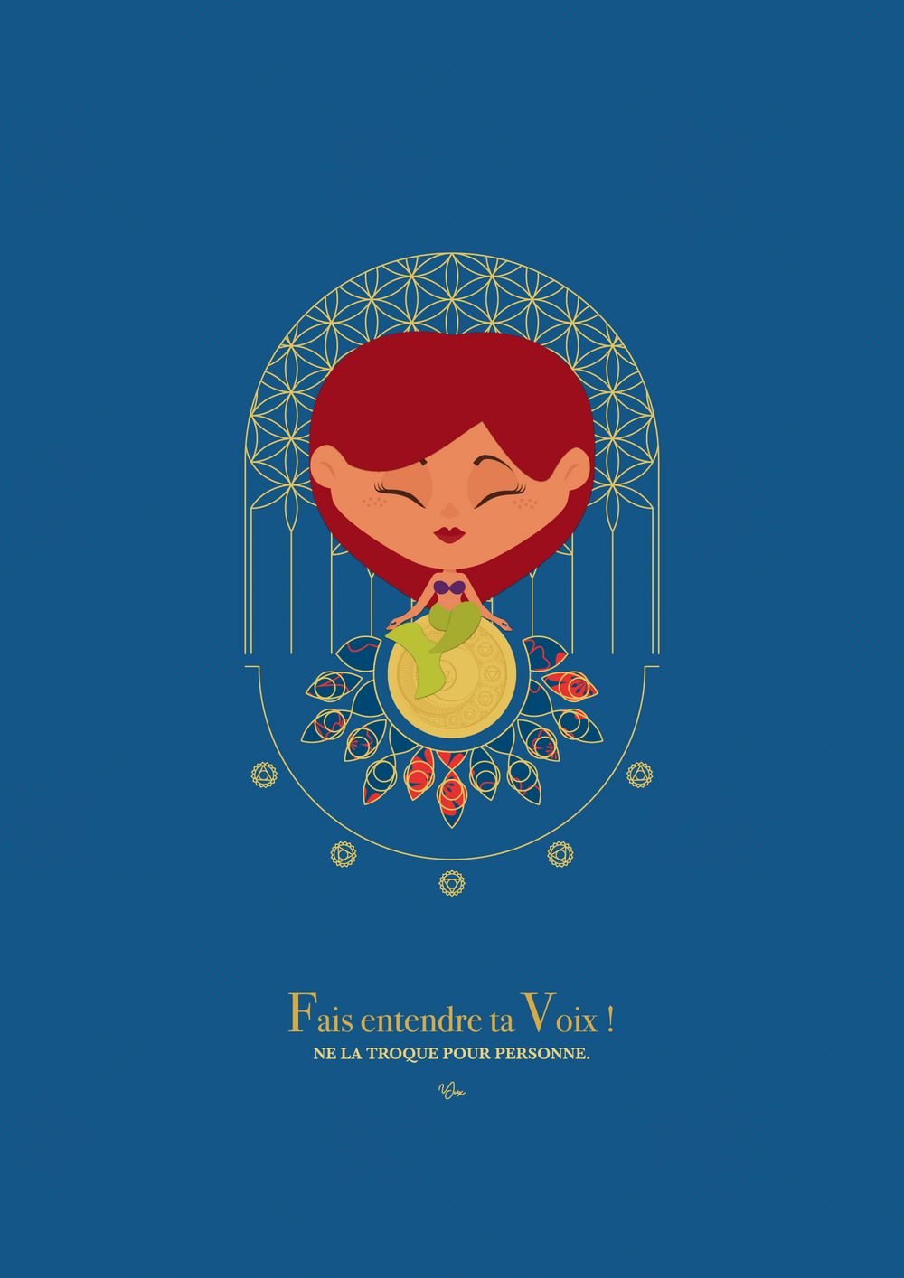 Affiche ☽ Princesse Vishuddha