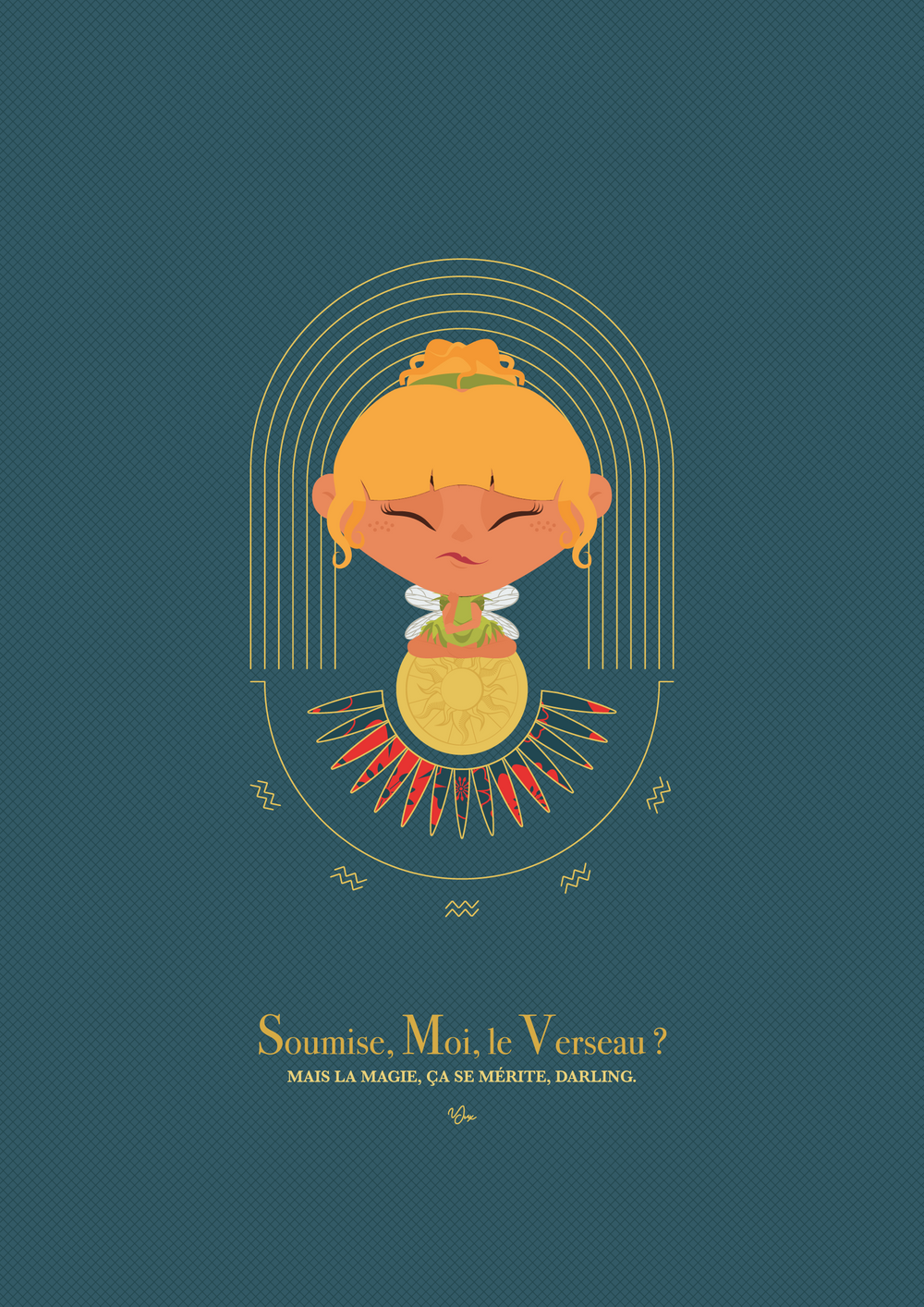 Affiche ❂ Princesse Verseau