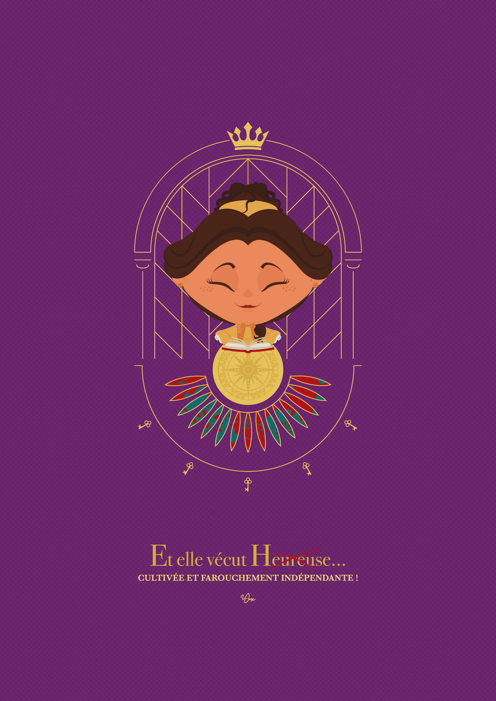 Affiche ♛ Princesse Cultivée