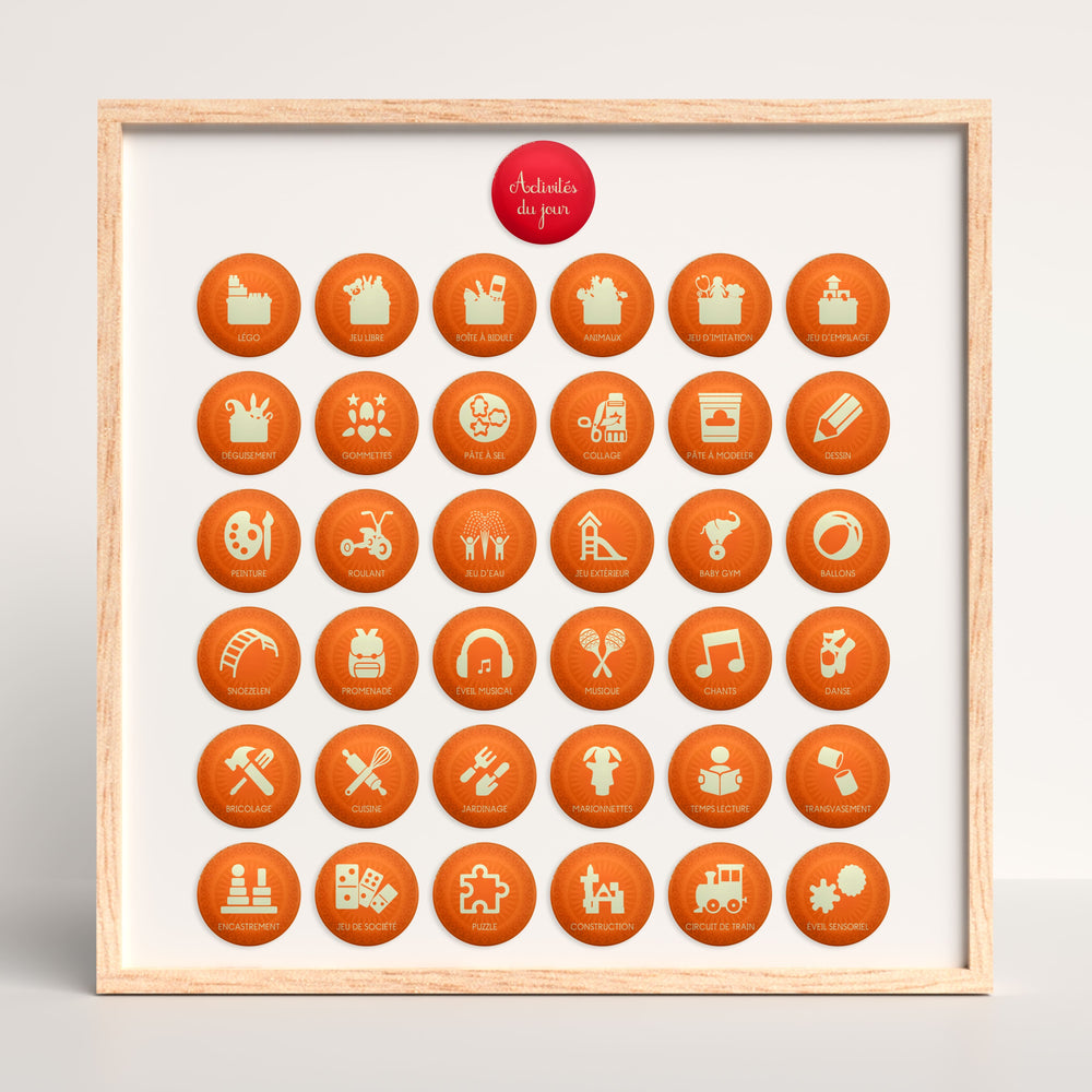 Magnets ⚉ Activités à la crèche