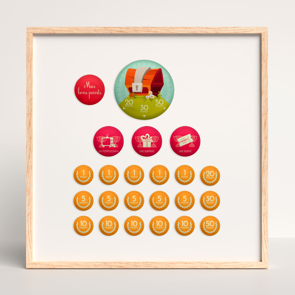 Magnets ⚉ Bons points