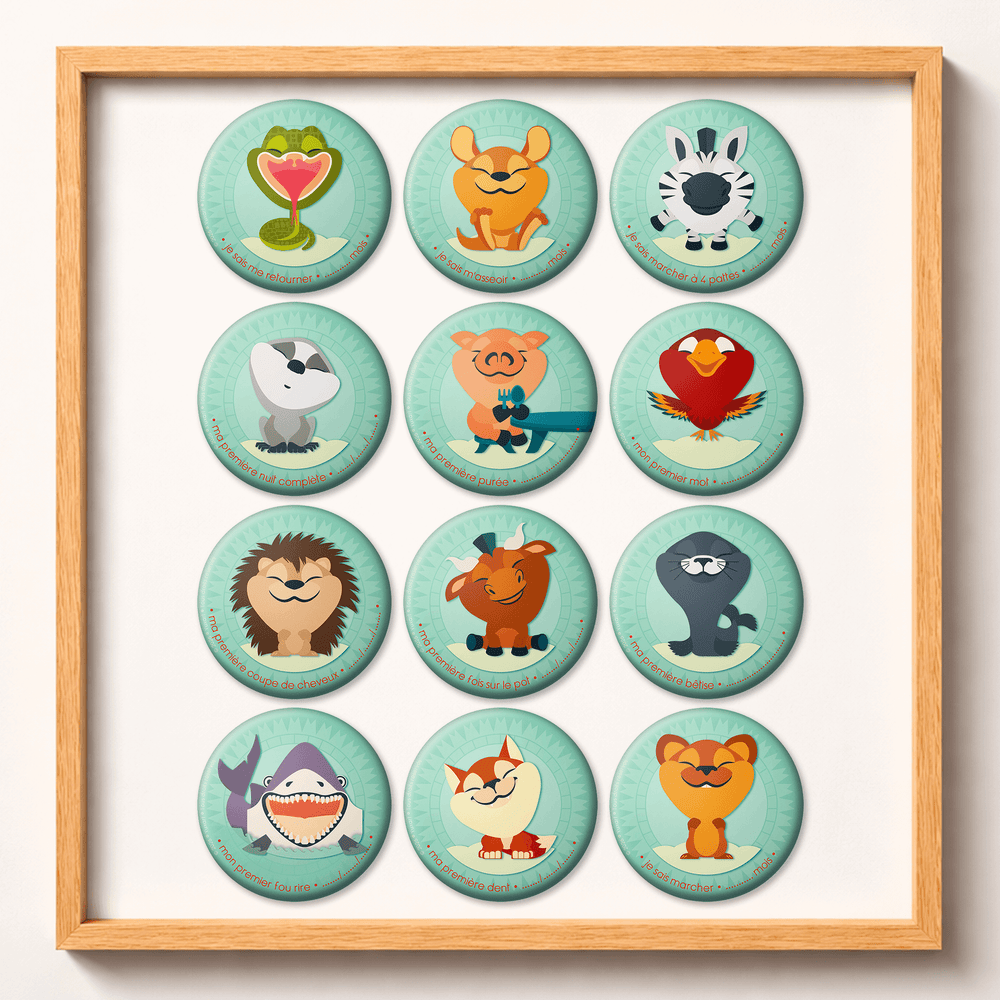 Magnets ⚉ Progrès de bébé