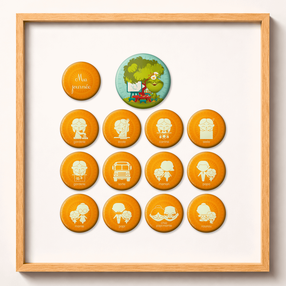 Magnets ⚉ Planning Hebdomadaire