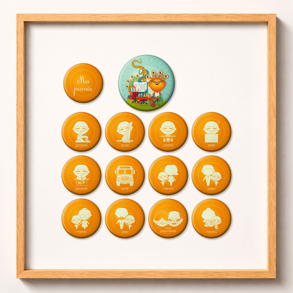 Magnets ⚉ Planning Hebdomadaire