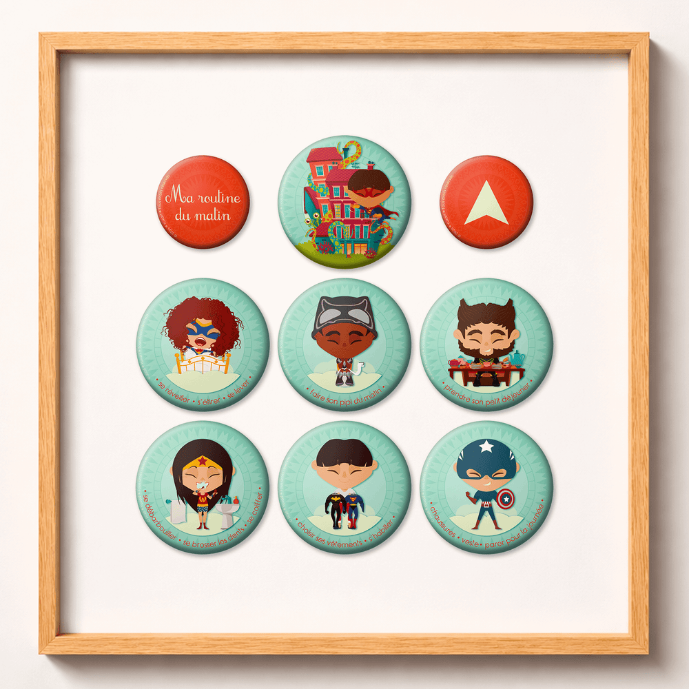 Magnets ⚉ Routine du matin