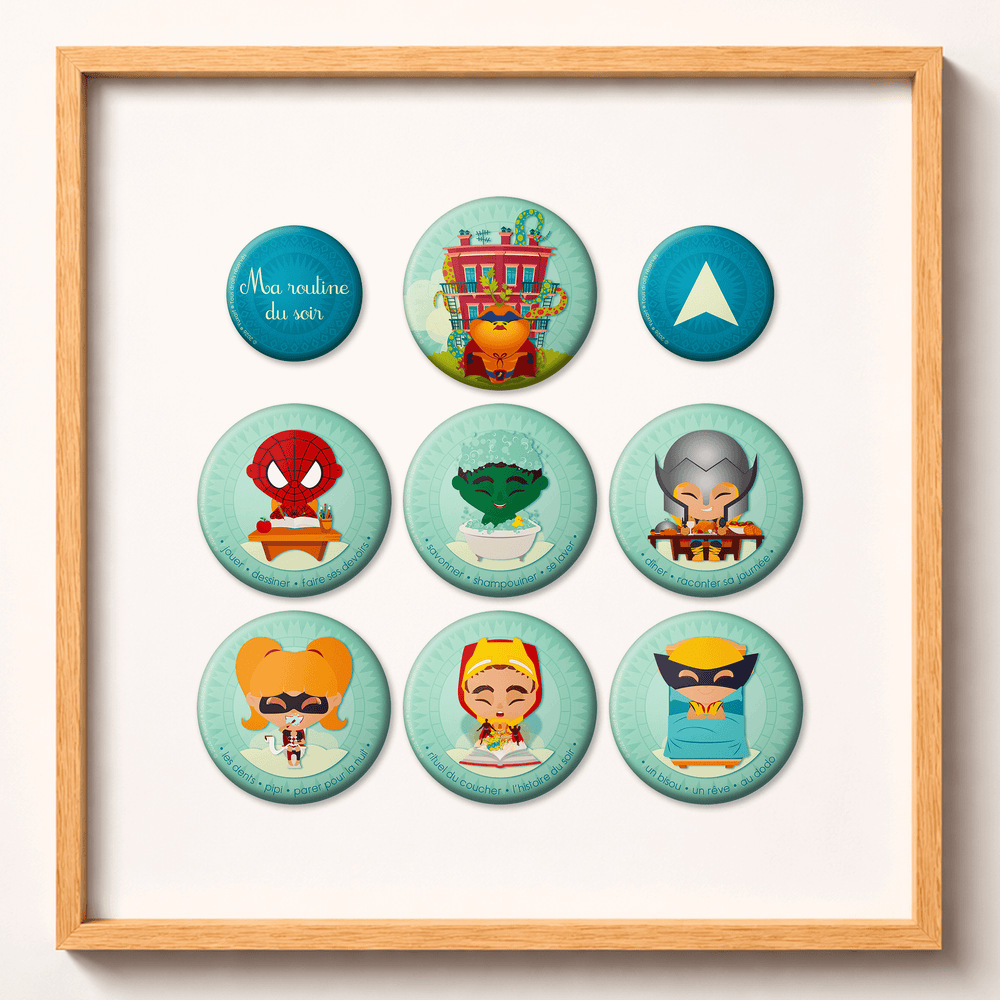 Magnets ⚉ Routine du soir