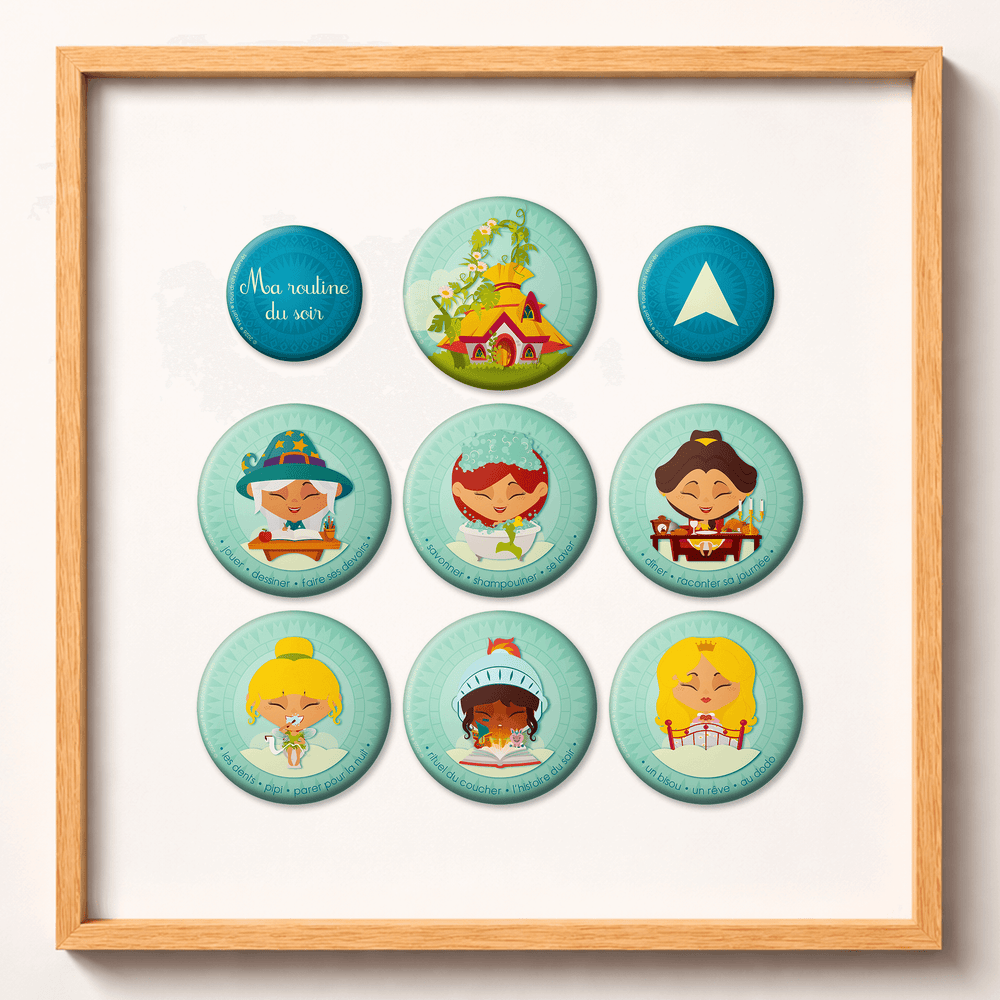 Magnets ⚉ Routine du soir