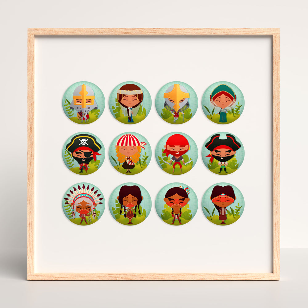 Magnets ⚉ Personnages