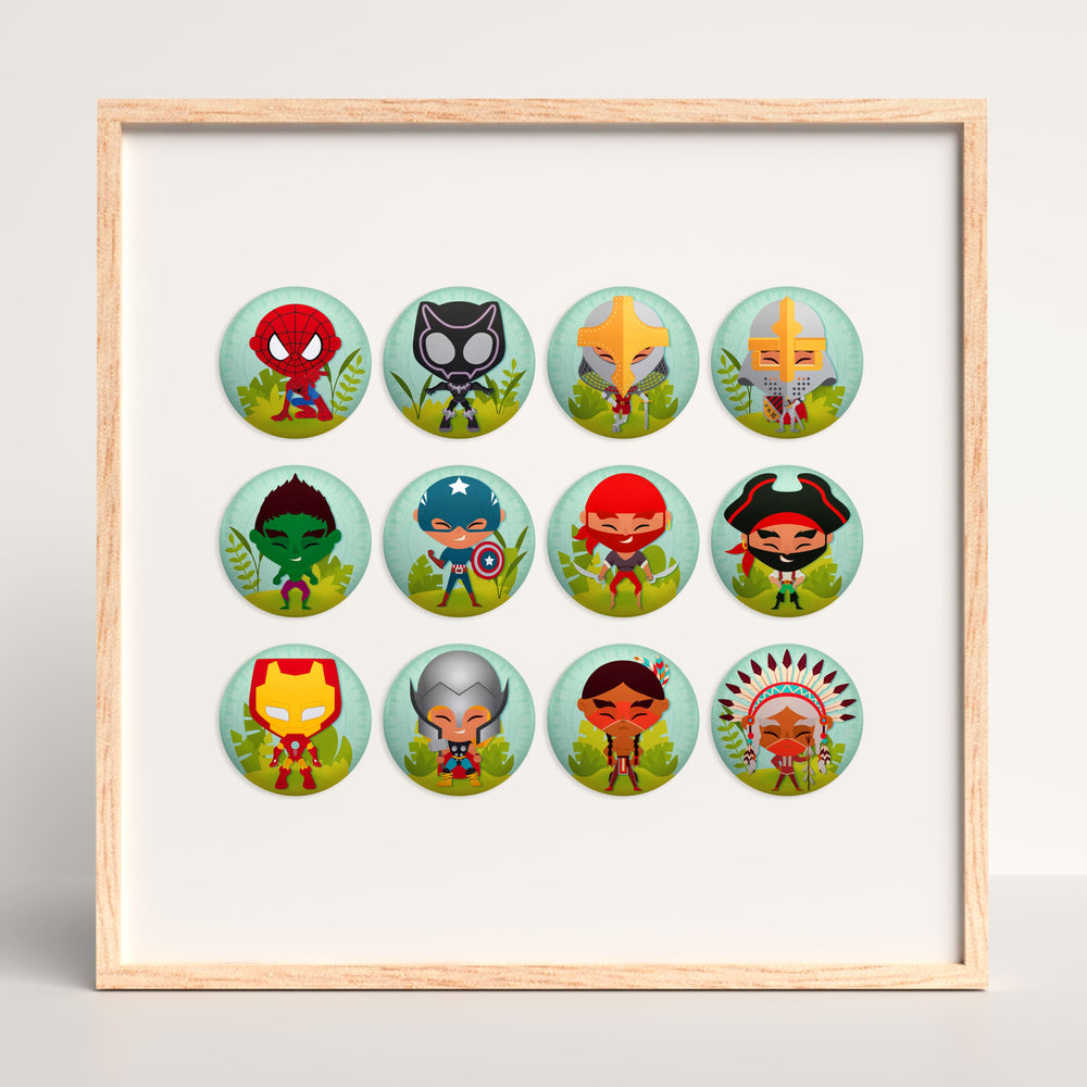 Magnets ⚉ Personnages