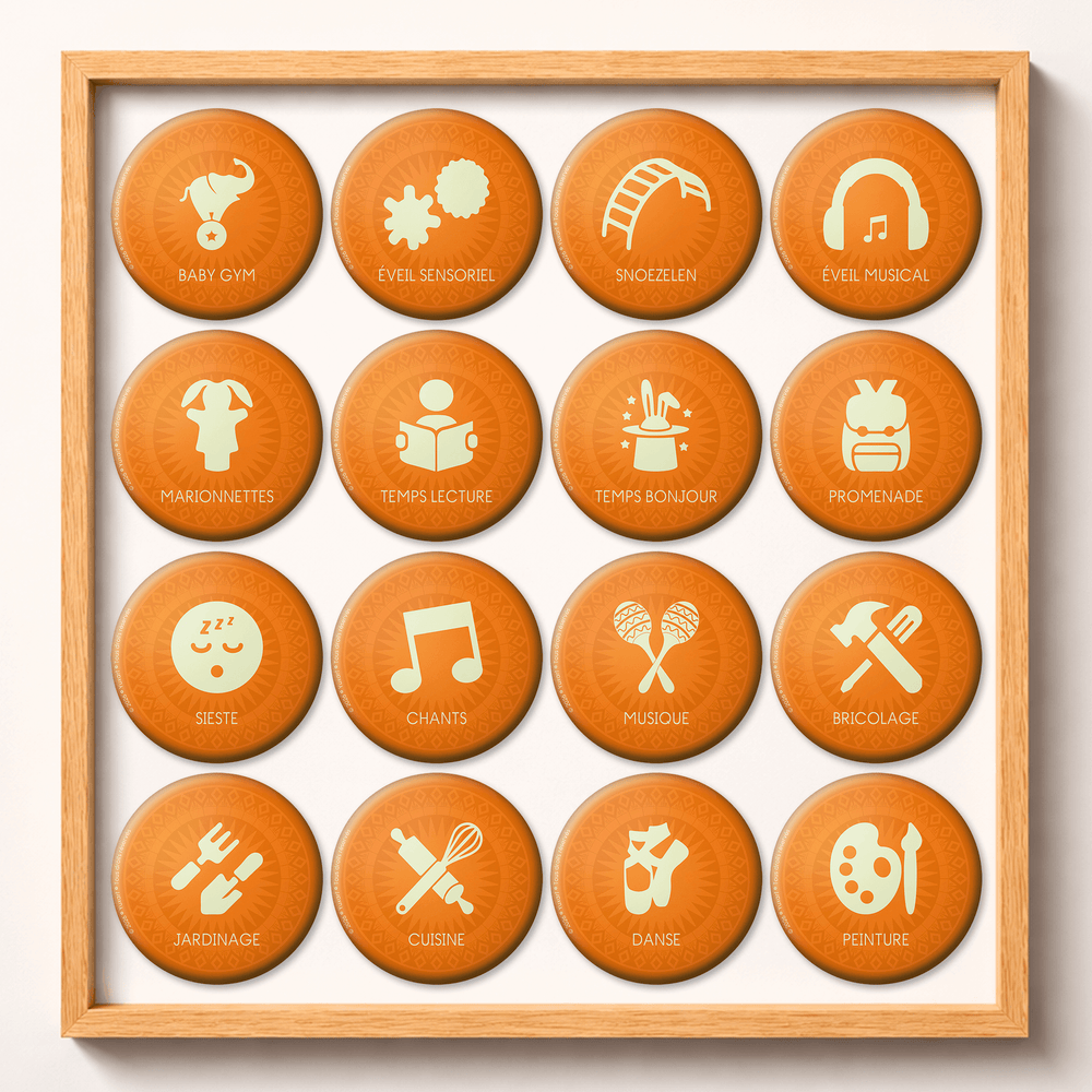 Magnets ⚉ Activités à la crèche