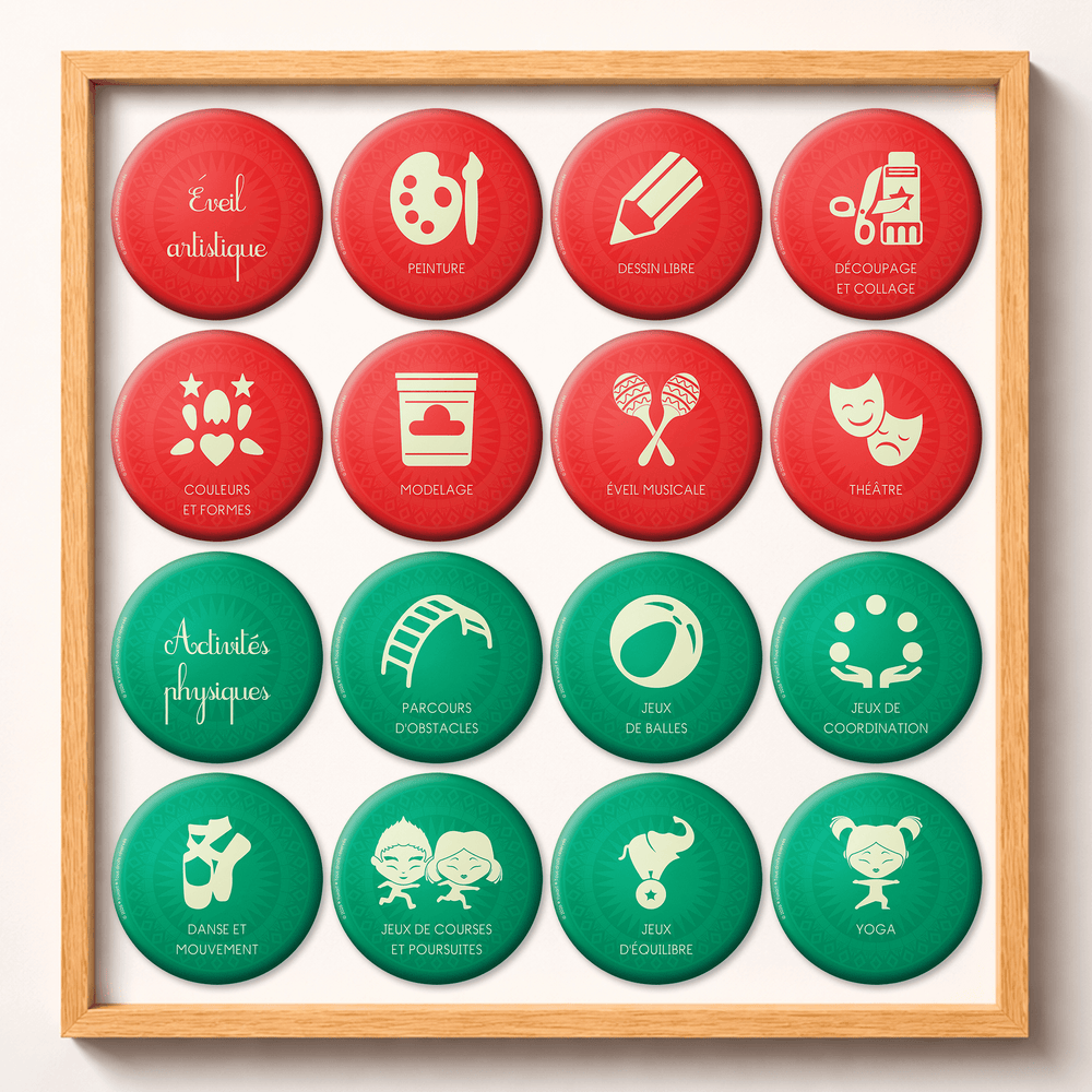 Magnets ⚉ Activités à la maternelle