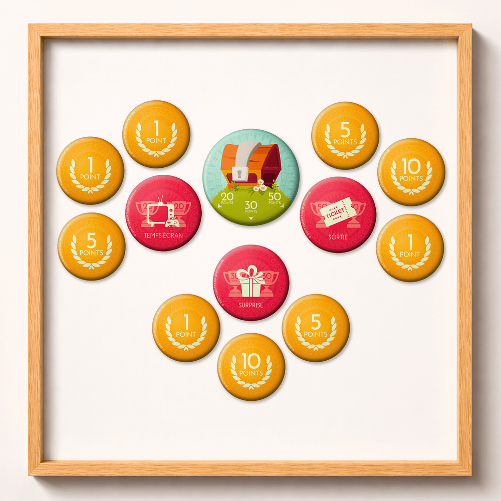 Magnets ⚉ Bons points