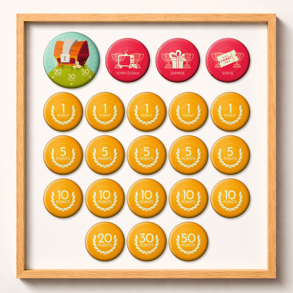 Magnets ⚉ Bons points