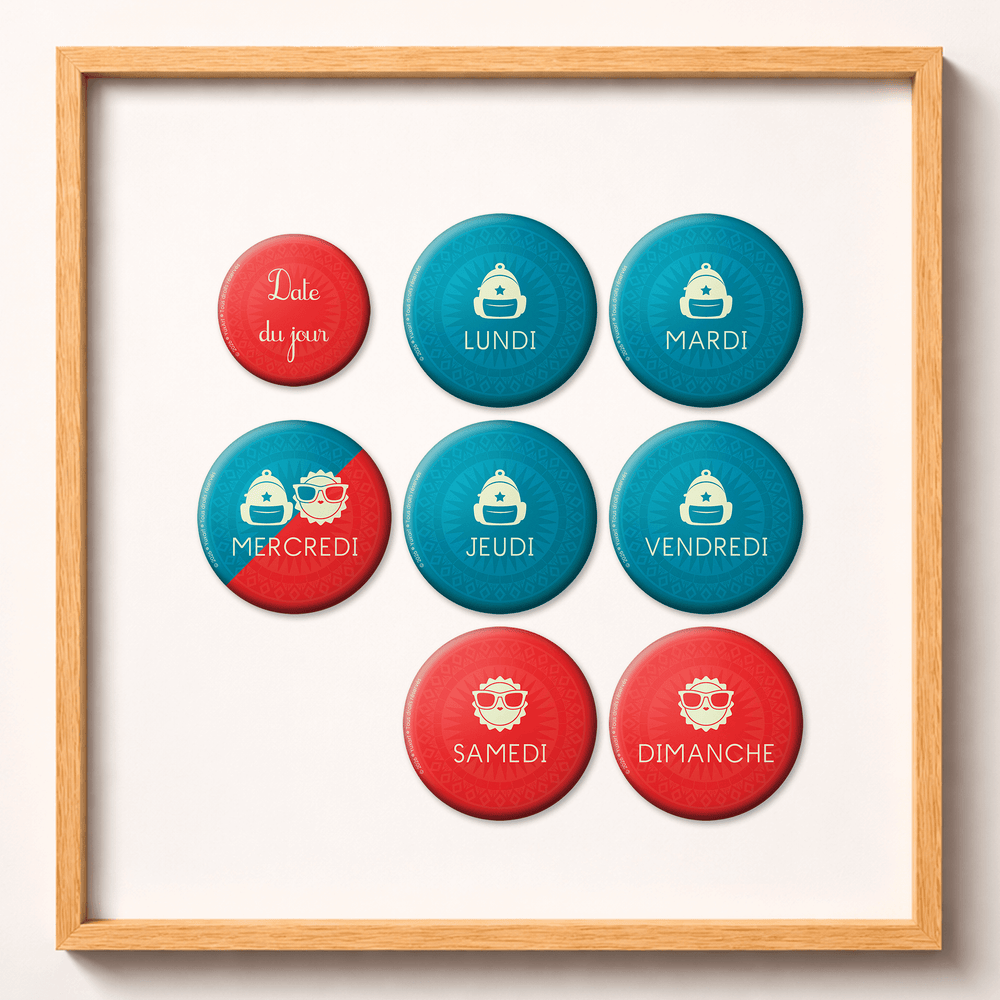 Magnets ⚉ Calendrier