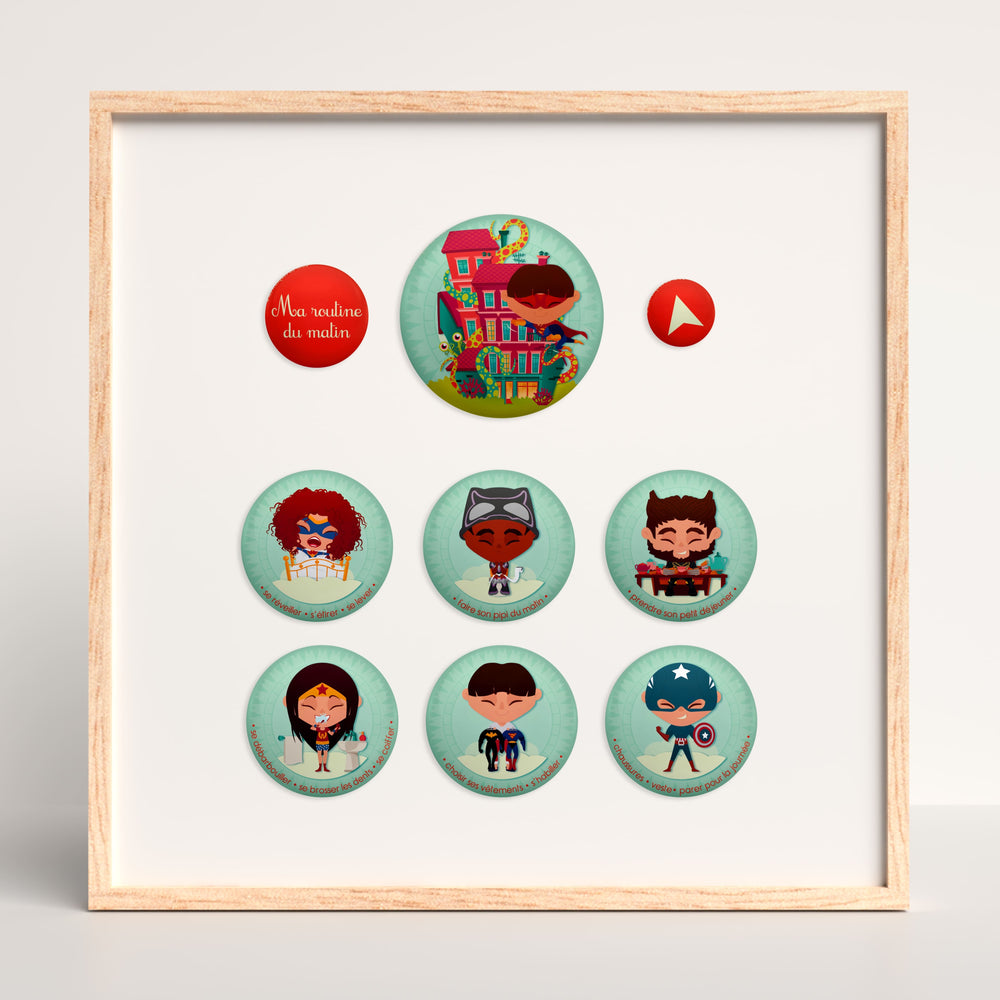 Magnets ⚉ Routine du matin