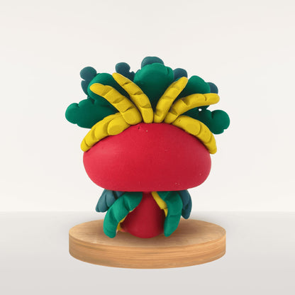 Plume grenat – symbole de vitalité, force intérieure et ancrage